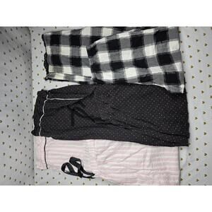 Victorias Secret LOT of 3 MEDIUM  Sleep Pants Pajama Bottoms